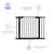 Graco Babysteps Expandable Metal Baby Safety Gate Black