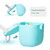 Lollanda Baby Formula Mixer 500ml Blue Candy Fruit Box, Snack Containers With Carry Handle And Scoop Travel Outdoor Activities With Baby Infant
