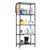 5-wire Shelving Unit Steel Large Metal Shelf Organizer Garage Storage Shelves Heavy Duty Nsf Commercial Grade Utility Storage Metal Layer Rack For Garage Kitchen Office