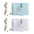 Usb Portable Baby Wipes Heater Thermal Warm Wet Towel Dispenser Napkin Heating Box Cover Home Car Mini Tissue Paper Warmer, Light Blue