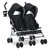 Jeep Turboglyde Side By Side Double Stroller By Delta Children, Black