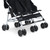 Jeep Turboglyde Side By Side Double Stroller By Delta Children, Black