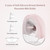 Horigen Wearable Breast Pump For Breastfeeding With 17/21/25mm Silicone Flange, Electric Hands Free Breast Pump Wireless Silent Invisible In Bra Portable Breast Pump For Travel, Home, Outdoors (pink)