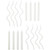 Great Value White Straight And Curly Birthday Candles, 16-count