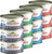 Almo Nature Hqs Natural Variety Pack Grain Free, Additive Free Recipes - Chicken W/duck (6); Tuna W/sardines (6); Chicken W/green Beans (6); Mackerel W/ Sweet Potatoes (6) Adult Cat Canned Wet Food