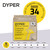 Dyper Ultra Premium Diapers, Remarkably Soft, Size Newborn, 34 Count