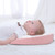Cotton Anti‑reflux Pillow Round Square Breathable Newborn Slope Pillow Anti Slip Cotton Newborn Slope Pillow Anti Slip Skin Friendly For Baby Round Square Breathable Anti‑reflux  Pink Square