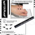 Dual Ended Winged Liquid Eyeliner Long Lasting Waterproof Smudgeproof Eye Makeup Seal Stamp Tool For Wing Or Cat Eye