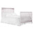 Dream On Me Chloe 5-in-1 Convertible Crib And Changer, Blush Pink