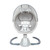 Monbebe Tranquility Bluetooth Enabled Indoor Baby Swing, Plaid