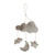 Tiabiaya Newborn Wind Chime Bed Children's Room Decoration Car Hanging Bed Hanging Baby Toys