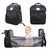 Sulythw Diaper Bag Backpack With Changing Station Travel Baby Bed For Boys & Girls Portable Crib, Black