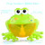 Bathtub Bubble Frog Baby Bath Musical Toy Bubble Maker Machine For Infant Baby Children Kids