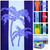 Microfiber Beach Towel 72' X 36' Oversized Towels Stuff Sand Free Extral Large Xl Quick Dry Camp Big Pool Sandproof Travel Gift Mat  Tropical Coconut Tree