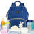 Vbiger Large Capacity Stroller Straps Backpack Diaper Bag, Royal Blue