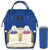 Vbiger Large Capacity Stroller Straps Backpack Diaper Bag, Royal Blue