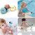Howarmer 3 Pack Turtle Baby Bathtub Bath Toys, Wind Up Swimming Water Toys For Girls Boys, Floating Preschool Toddler Pool Toys