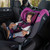 Diono Radian 3qx All-in-one Convertible Car Seat, Slim Fit 3 Across, Purple Plum