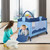 Blue Baby Crib Playpen Playard Pack Travel Infant Bassinet Bed Foldable