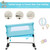 Babyjoy Portable Baby Bed Side Sleeper Infant Travel Bassinet Crib W/carrying Bag Green