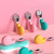 Opolski Portable 2pcs/set Baby Tableware Silicone Handle Anti-scald Mini Training Feeding Spoon Fork For Toddler