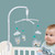 Aohao 1set Baby Crib Musical Mobile With Music Rotating Bedside Bell Hanging Toys For Newborn Boys And Girls Baby Crib