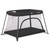 Dream On Me Travel Light Playard With Mesh Zipper Door, Easy Access, Portable, Black