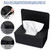 Janyun Black Large Wipes Dispenser Baby Wipe Holders Case Keeps Wipes Container With Silicone Tissues Case With Lid