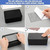 Janyun Black Large Wipes Dispenser Baby Wipe Holders Case Keeps Wipes Container With Silicone Tissues Case With Lid