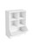 Homfa Kid's Cubby Toy Storage Cabinet, Wood Toy Organizer Of 5 Bins, Children's White Bookcase, Toy Chest For Bedroom Living Room