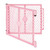 Toddleroo By North States Pink Two-panel Superyard Extension For Baby Playard