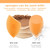 Real Techniques Miracle Complexion Sponge Neon Swirl, Beauty Sponge For Makeup Blending & Foundation