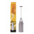 Stainless Steel Battery Operated Electric Milk Frother Egg Beater Kitchen Drink Foamer Whisk Mixer Stirrer Coffee Creamer Whisk Frothy Blend Whisker