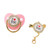 Infant  Set,  Free Bling Baby  Healthy Soother  For Newborn For Photo Shoots Pink M