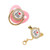 Infant  Set,  Free Bling Baby  Healthy Soother  For Newborn For Photo Shoots Pink M