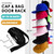 Valseel Adjustable Cap Rack Bag Hat Holder Organizer Storage Door Closet Hanger Room