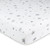 American Baby Company White And Gray Super Star 100% Cotton Fitted Sheets, Crib Bed