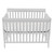 Fizzy Baby Full Size 4 In 1 Crib With 3 Positions , Grey