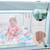 Anqidi Green Baby Playpen Foldable Children Safety Playpen Play Yard Kids Playards Activity Center Pen Fence W/breathable Mesh