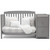 Delta Children Mason 6-in-1 Convertible Crib And Changer, Grey