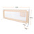 Toddler Bed Rail,70 Inch Baby Safety Bed Rails For Queen King Twin Full Size Bed Beige Color