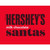 Hershey's, Milk Chocolate Snack Size Santas Candy Bars, Christmas, 9 Oz, Bag