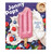 Jonnypops Raspberries Blueberries And Cream Smoothie Pops, 2.06 Fluid Ounce - 4 Count Per Pack -- 6 Packs Per Case