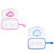 2pcs Portable Baby Wipes Boxes Baby Stroller Hanging Wipes Cases (assorted Color)