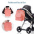 Nordmiex Diaper Bag Backpack With Changing Station, Pink
