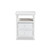 Baxton Studio Karsen Modern And Contemporary White Finished Wood 2-drawer Nightstand