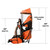 Clevrplus Cross Country Lightweight Toddler Baby Backpack Hiking Child Carrier, Orange