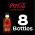 Coke Zero Sugar Soda Soft Drink, 12 Fl Oz, 8 Pack