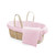 Tadpoles Muslin Cotton Gauze Baby Moses Basket And Basket Bedding Set, 5 Piece Moses Basket Set, Pink, One Size