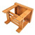Int Children Bench Stool Bamboo Wood Color